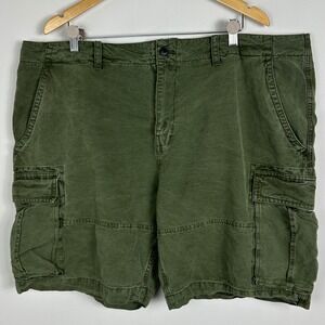 Lucky Brand Green Cargo Shorts Mens Sz 42 Grunge Lyocell Cotton 2022 Style‎ 4034